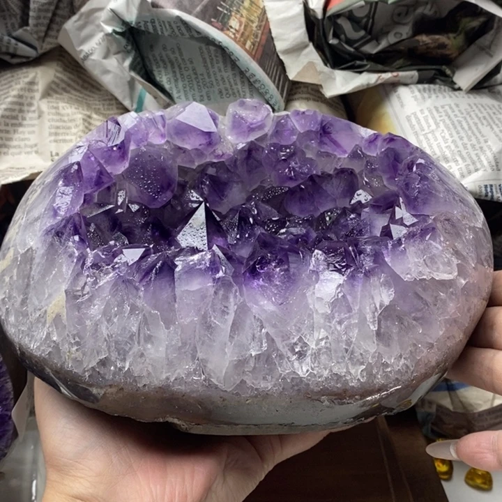 未镶嵌珠宝半成品紫晶