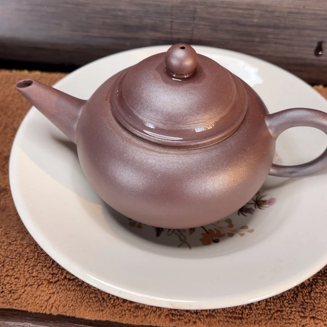 紫砂茶壶高端150cc天青水平
