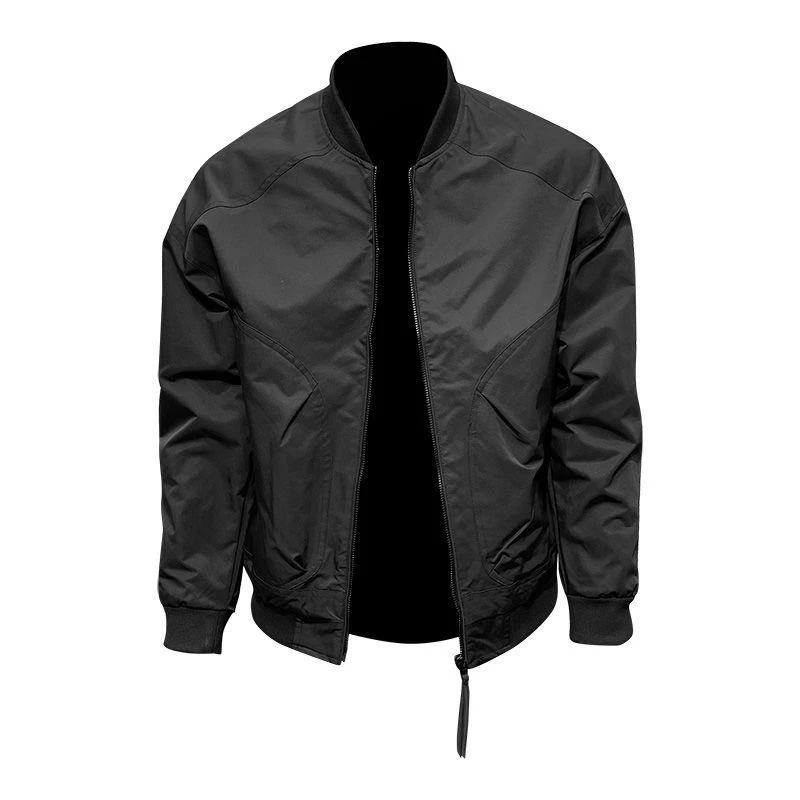 【奥莱撤柜】外套男春秋季2025新款潮牌休闲上衣服潮流帅气修身短