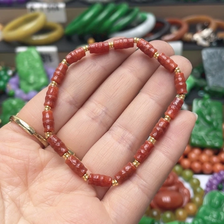 翡翠未镶嵌颈饰手链71