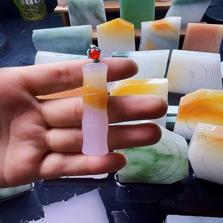 定制石英质玉（天山翠）