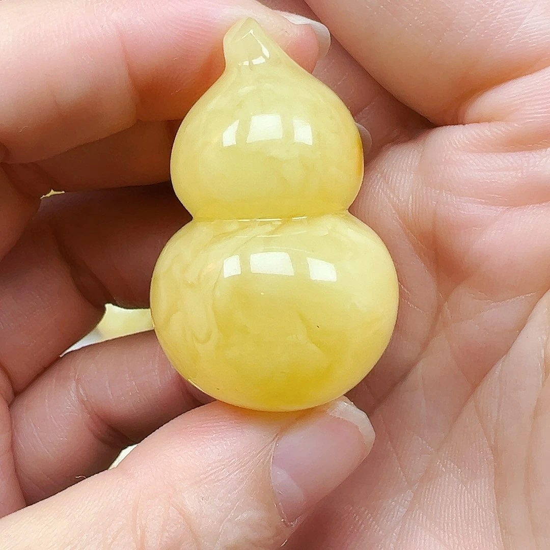 蜜蜡未镶嵌珠宝奇石请****娘蜜蜡葫芦