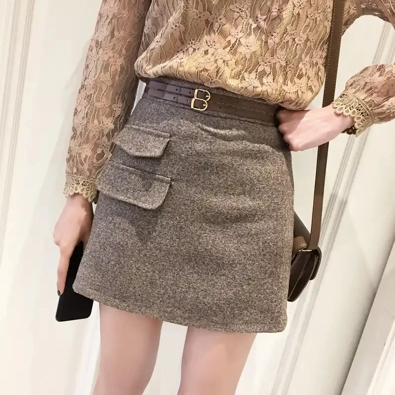 701-800半身裙不规则A字裙中长款显瘦高腰仙女裙大摆中长裙印