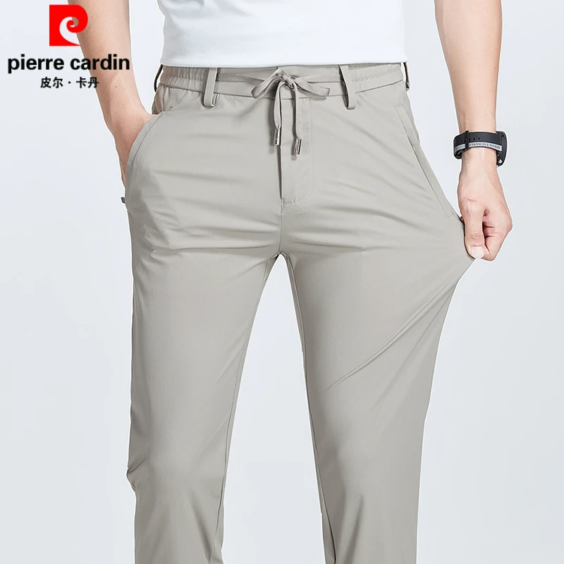 皮尔卡丹休闲裤子男士商务休闲春秋季新款抗皱弹力日常直筒西裤春