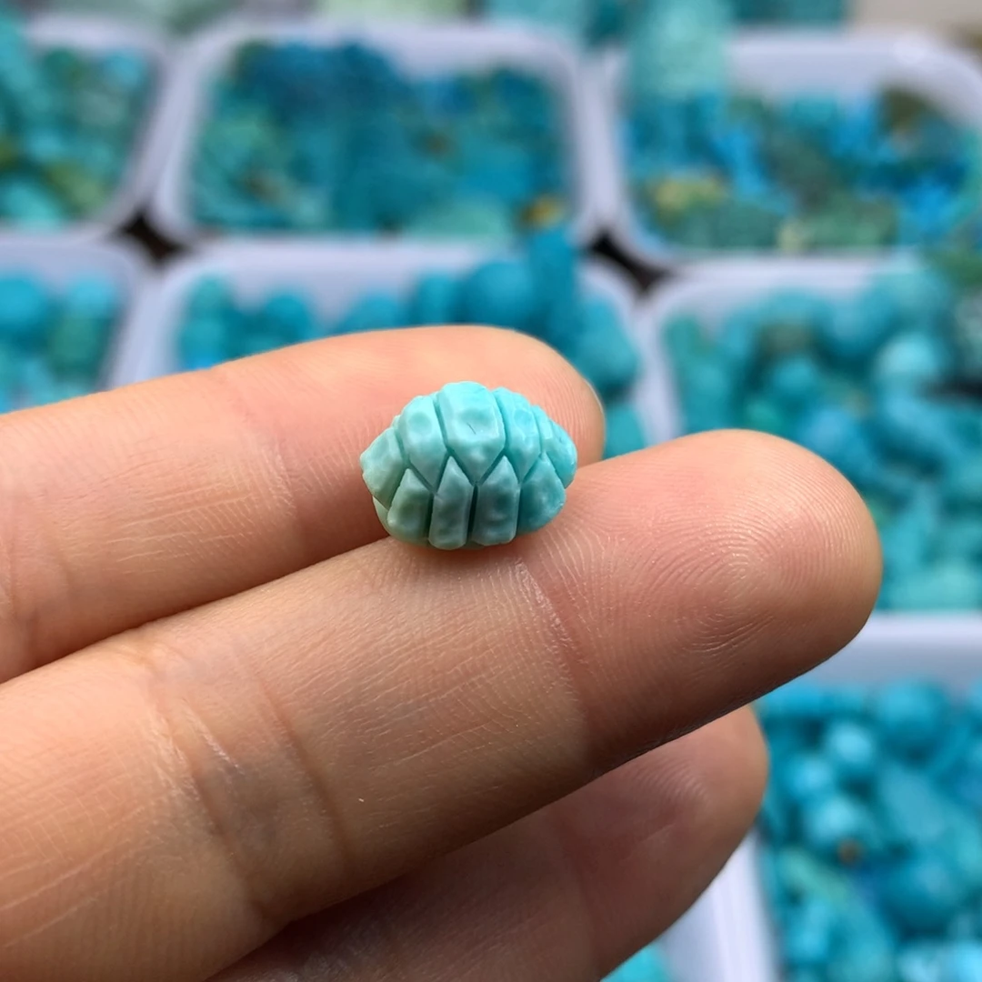 绿松石未镶嵌吊坠(不含链)