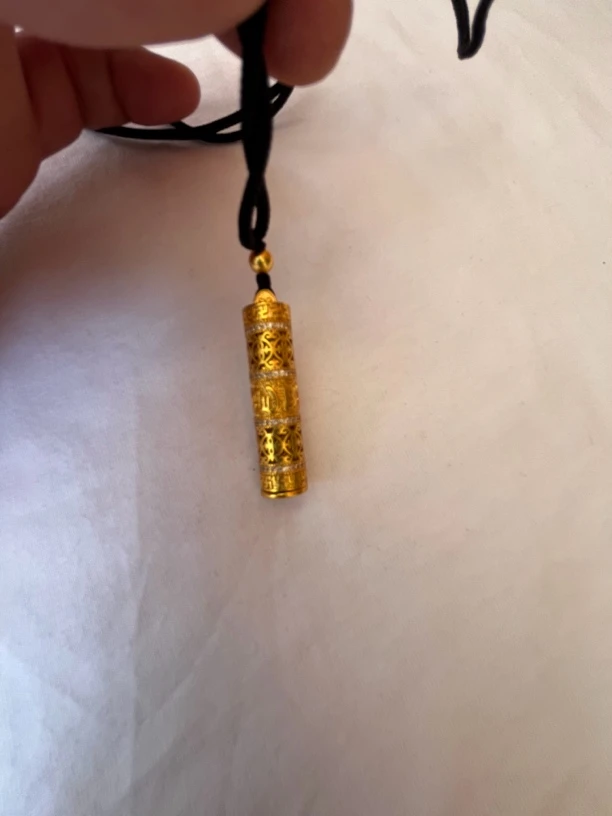 铜合金棉绳项链 通用素款原创设计实心复古项链