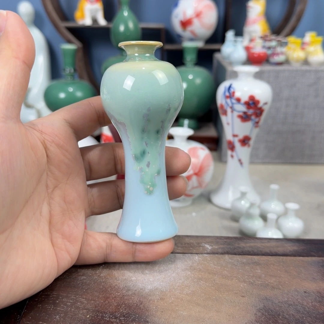 陶瓷手工小花器摆件