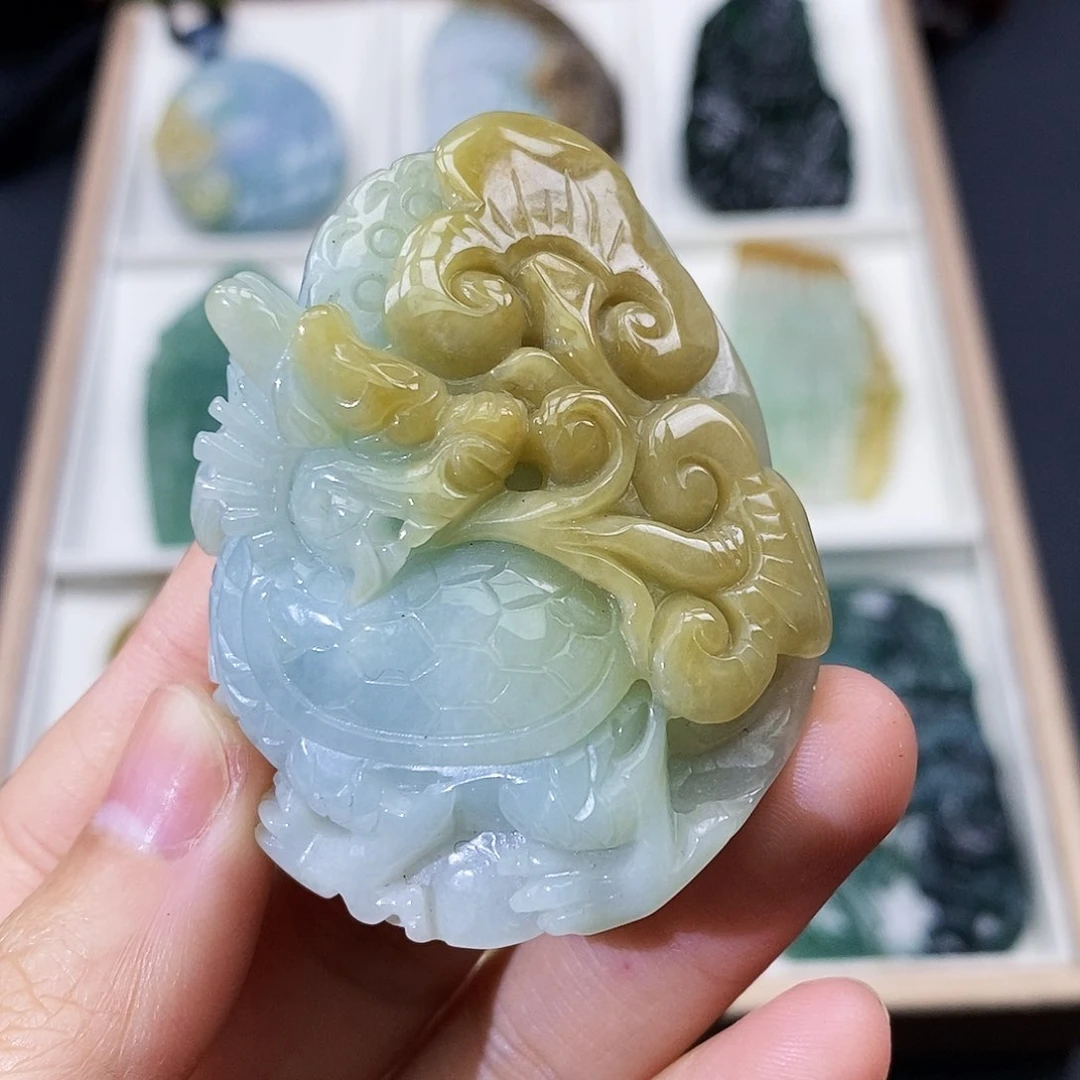 颈饰未镶嵌翡翠缅甸翡翠a货