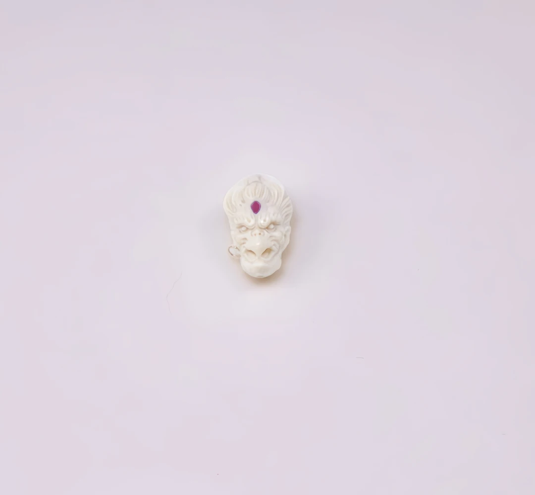 天然猛犸牙一体雕刻精雕立体大鹏鸟支持鉴定，假一罚十