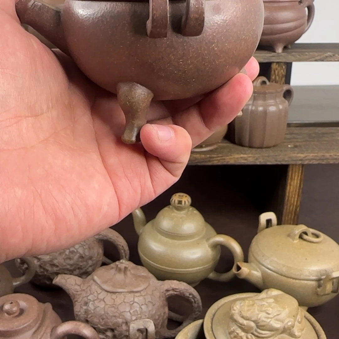 满***！紫砂茶杯龙龟宝瓶