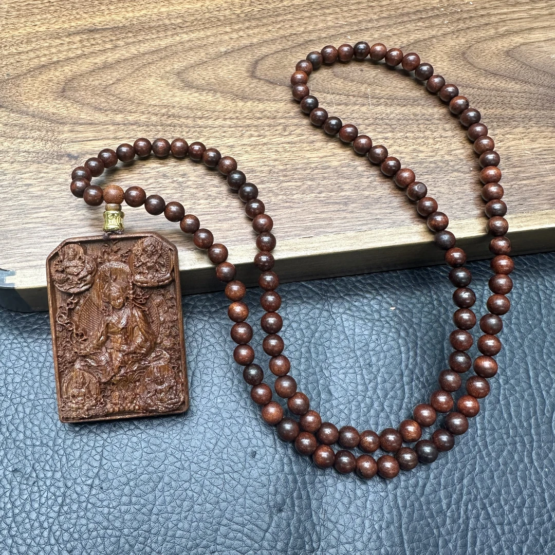 A384沉香木串吊坠（多样性发其一）6cm