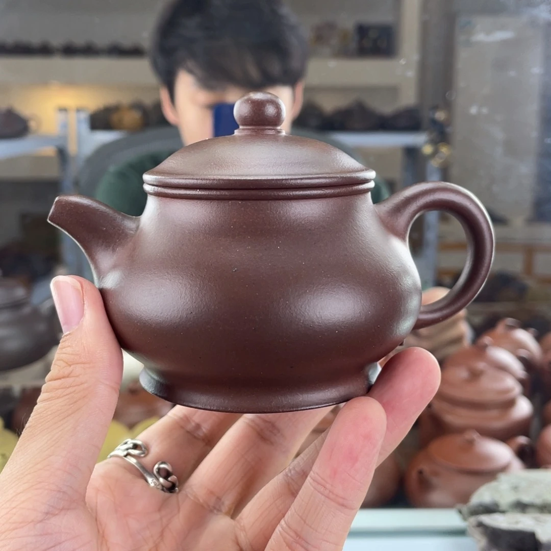 茶壶紫砂180cc老紫泥此处