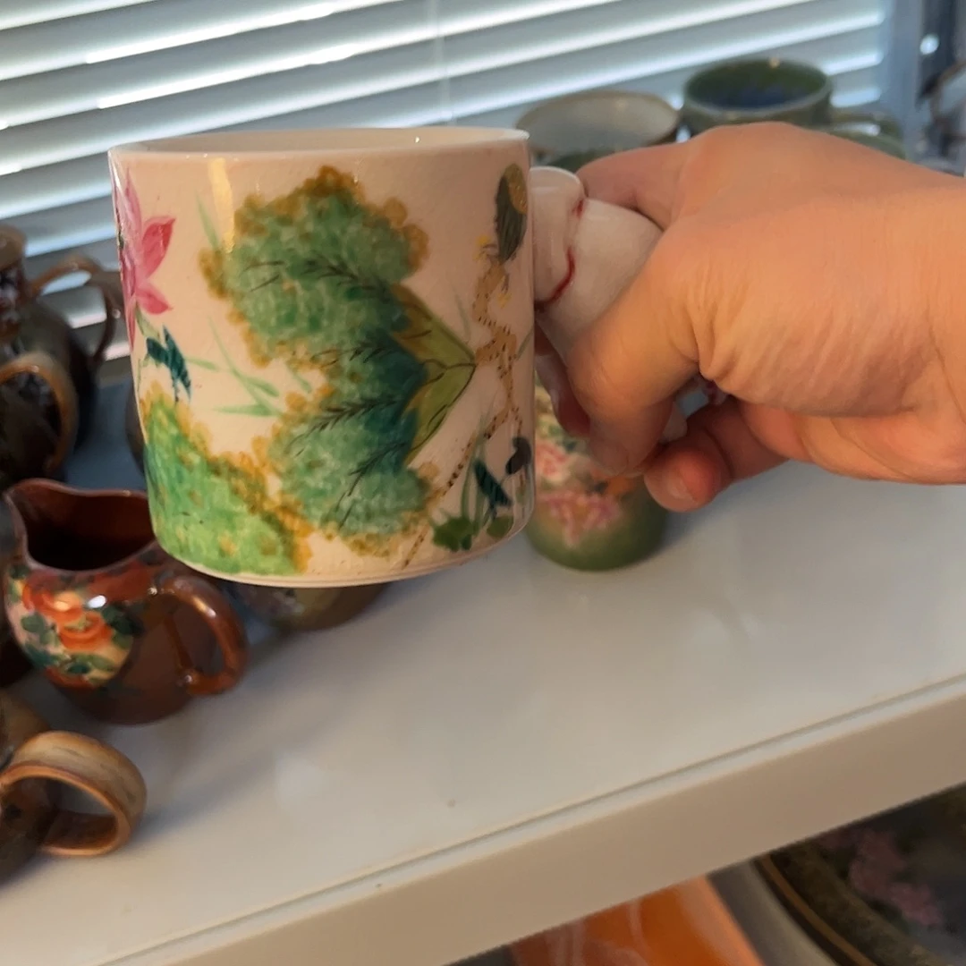 柴烧手工手绘陶瓷