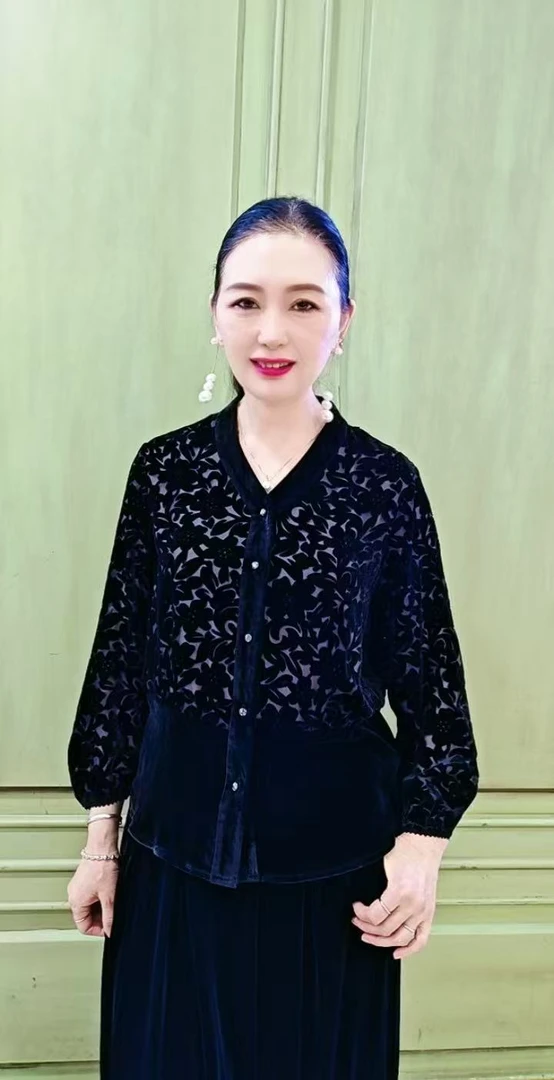 高端桑蚕丝小衫10A2262