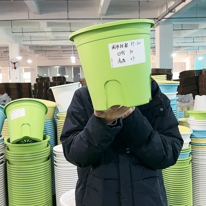 正品圆控口30高27果绿无托4只