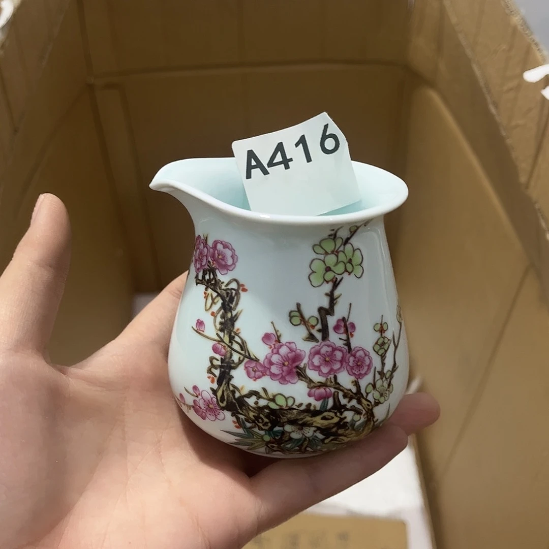 瓷片茶摆件工艺品摆件666