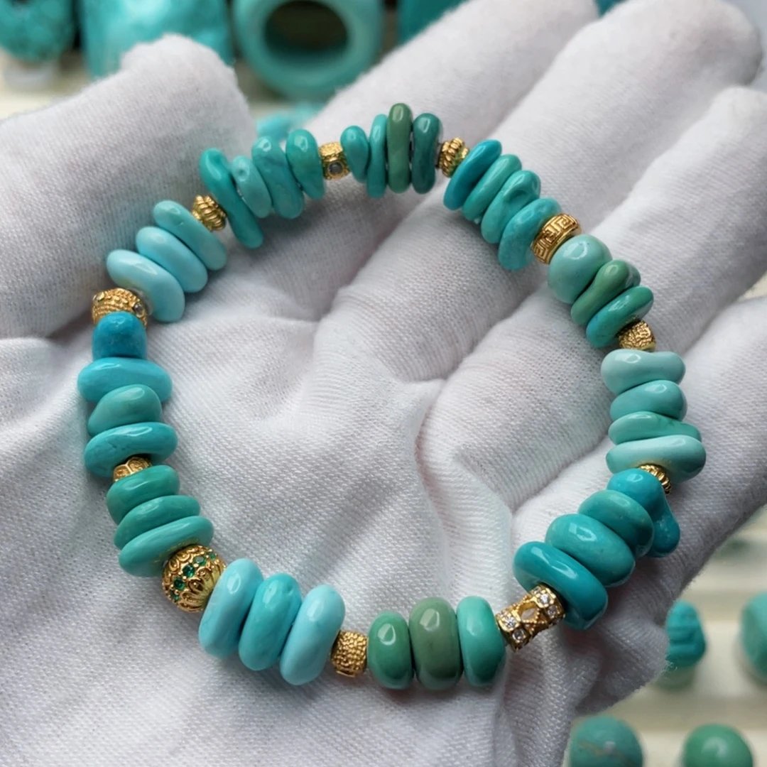 银S925镶嵌绿松石珠宝奇石