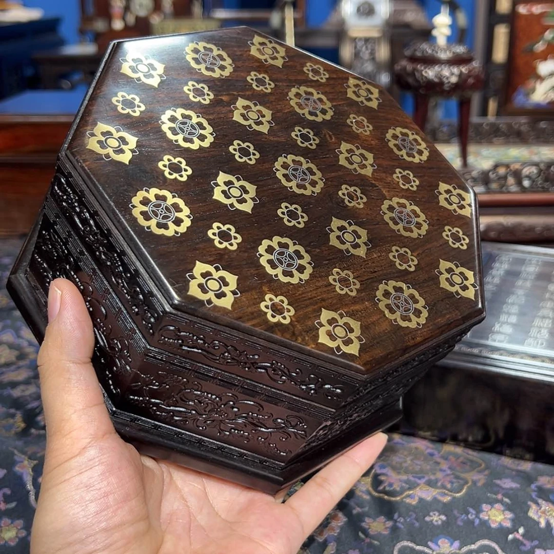 【闪购商品】黑酸枝木类成套家具盒子
