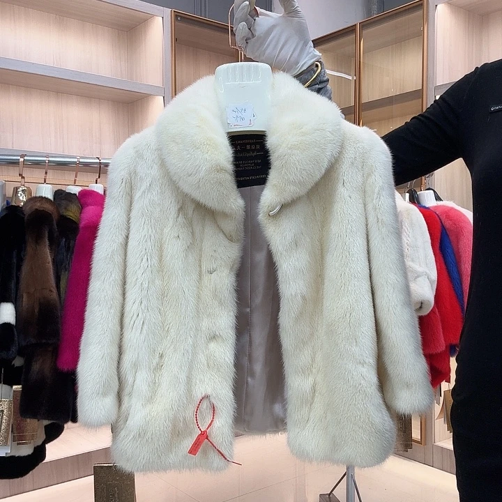 米色翻领款yh0216