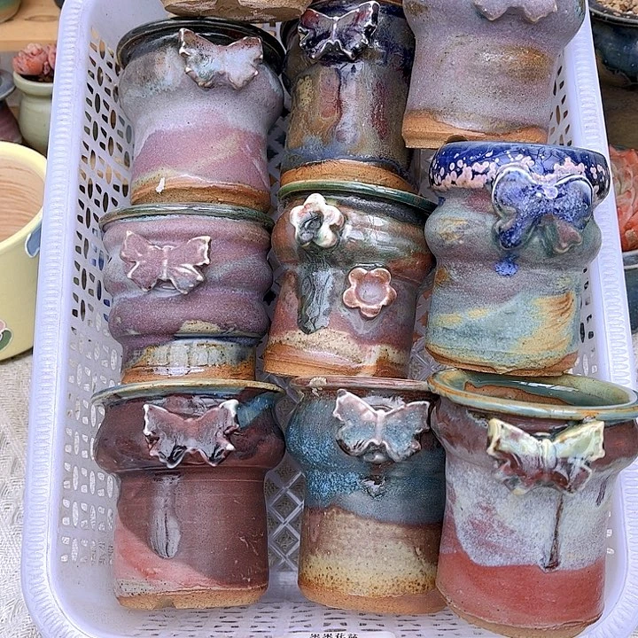 红陶陶瓷花盆772