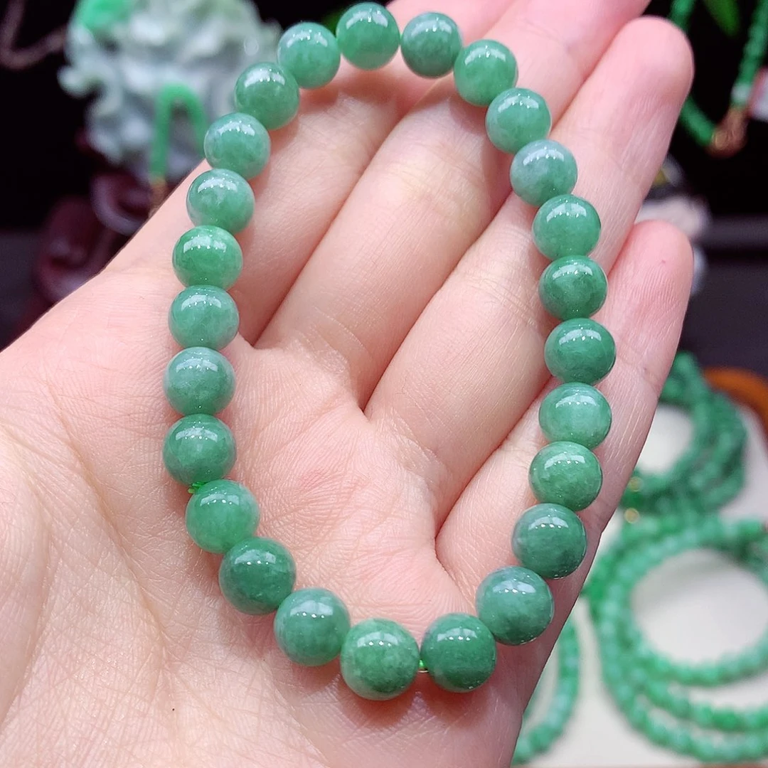 翡翠未镶嵌手链翡翠