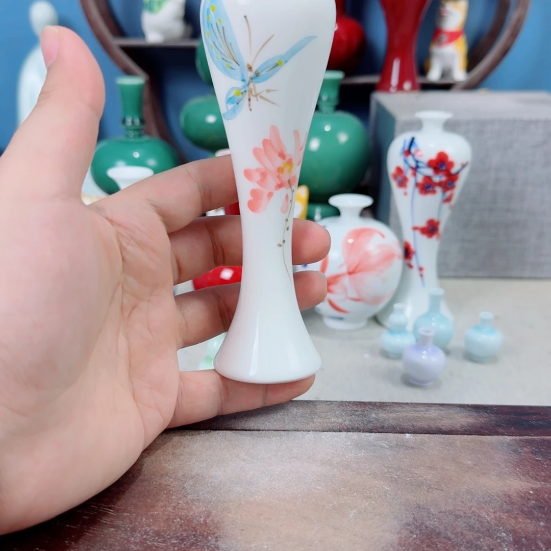 陶瓷手工小花器摆件