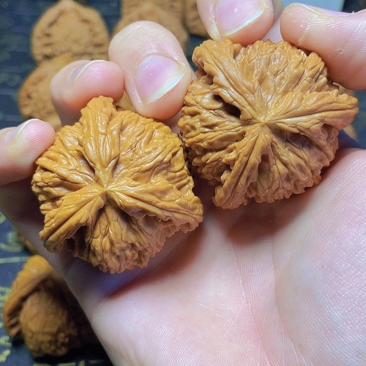 三***梦文玩核桃吊坠白奔46