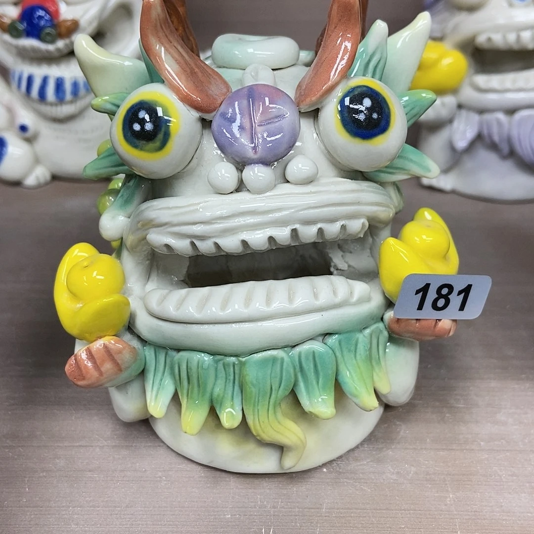 摆件直播间手工抽象陶瓷摆件181