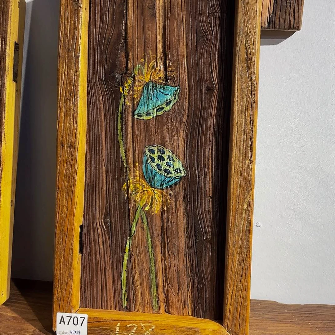 听***心侘寂风风化老榆木干泡台