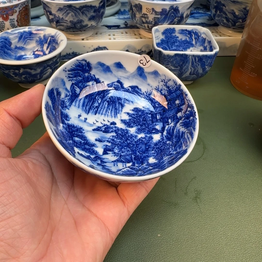 纯手工纯手绘茶具石头73