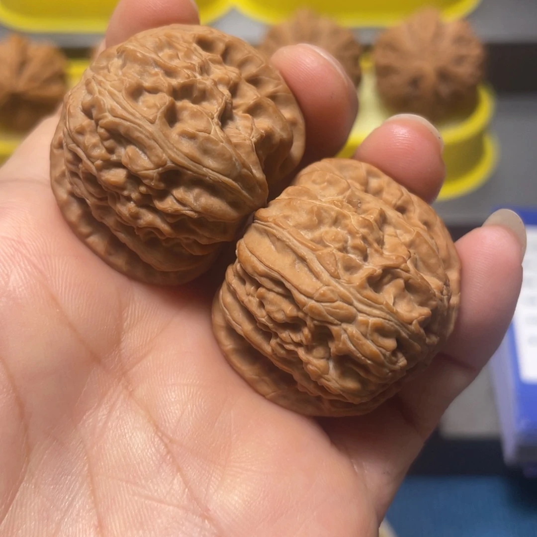 把件文玩核桃精配球白36