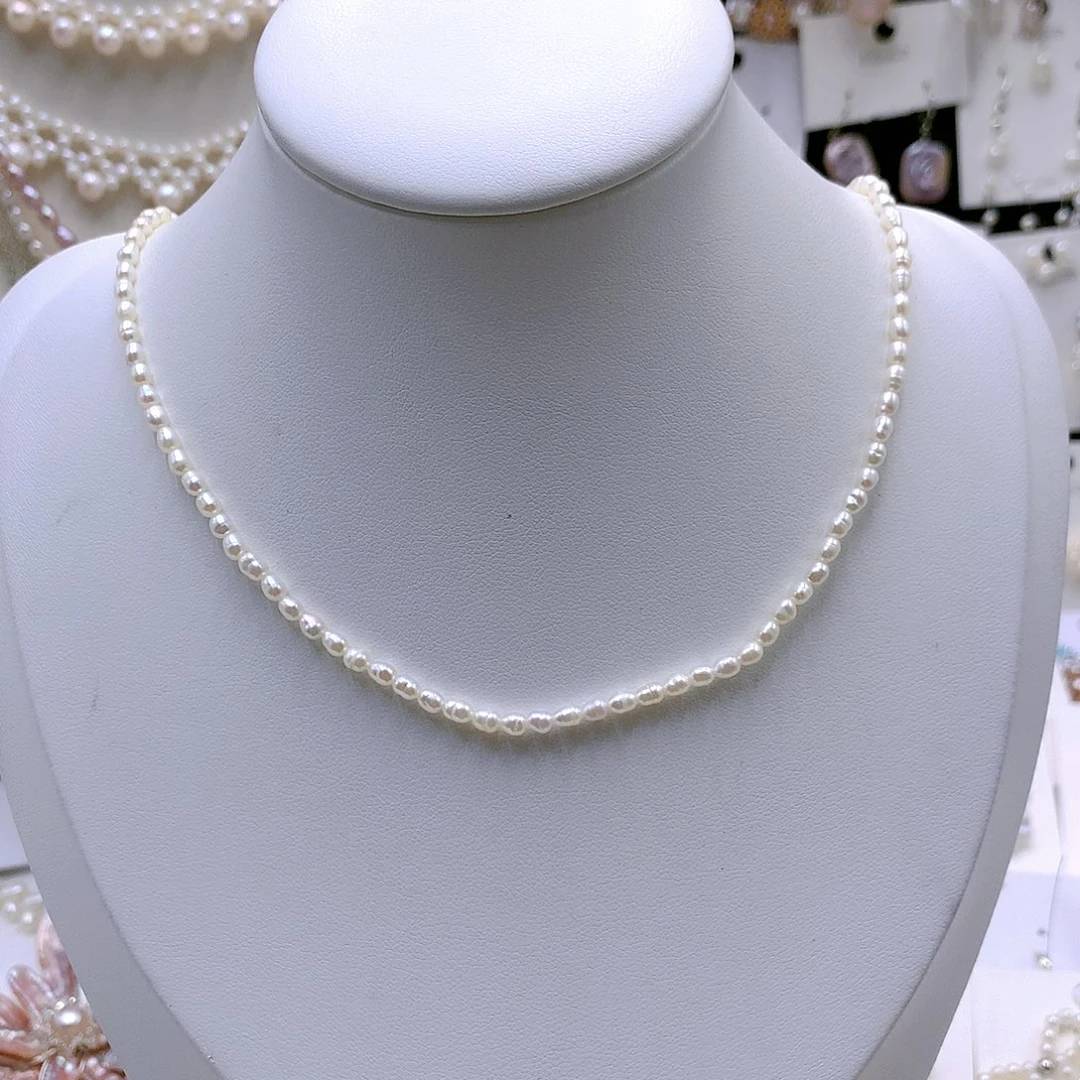 银S925镶嵌耳饰淡水珍珠?***?