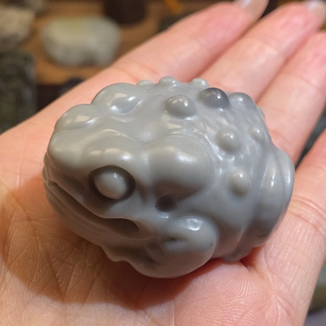 钟***馗颈饰未镶嵌和田玉