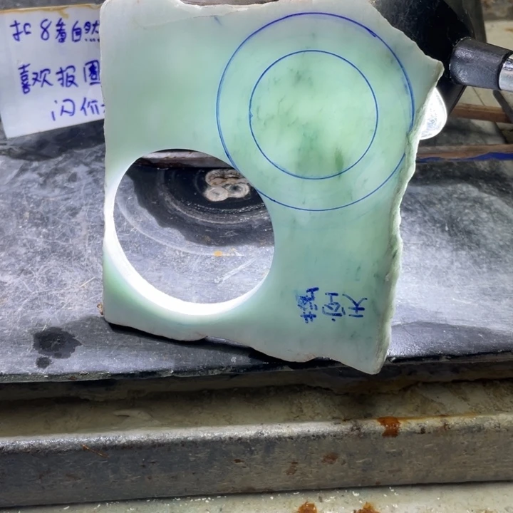 纯***儿定制翡翠未镶嵌虎虎珠宝手镯定制