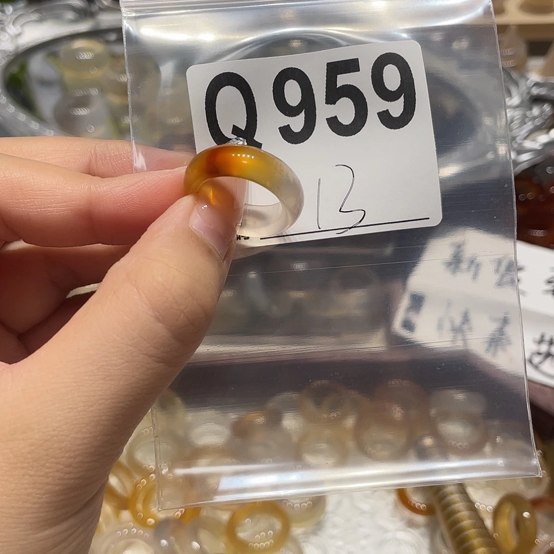 未镶嵌戒指玛瑙/玉髓959