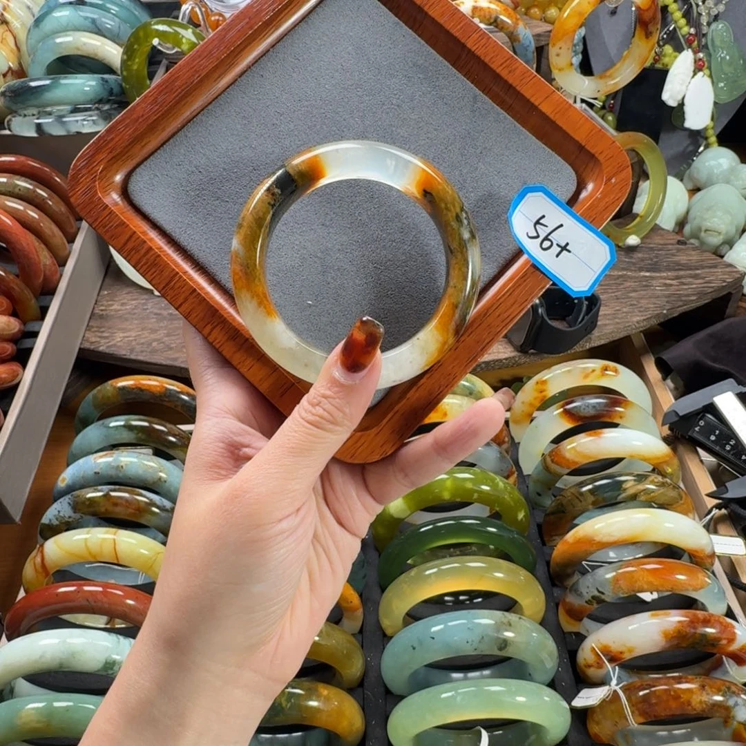 蛇纹石玉合金手镯