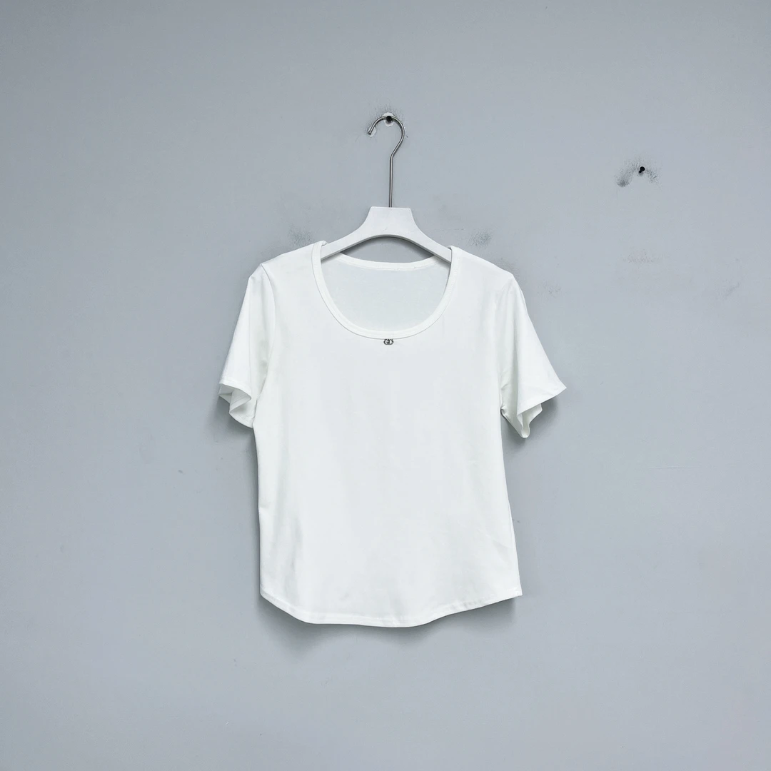 268女装T恤显瘦短款夏季圆领休闲百搭衬衫