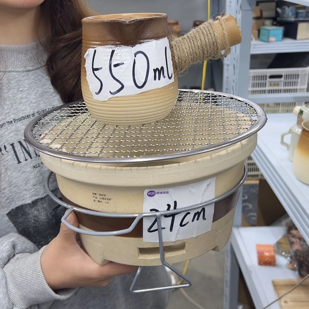 陶瓷陶瓷炉口24cm罐500m l