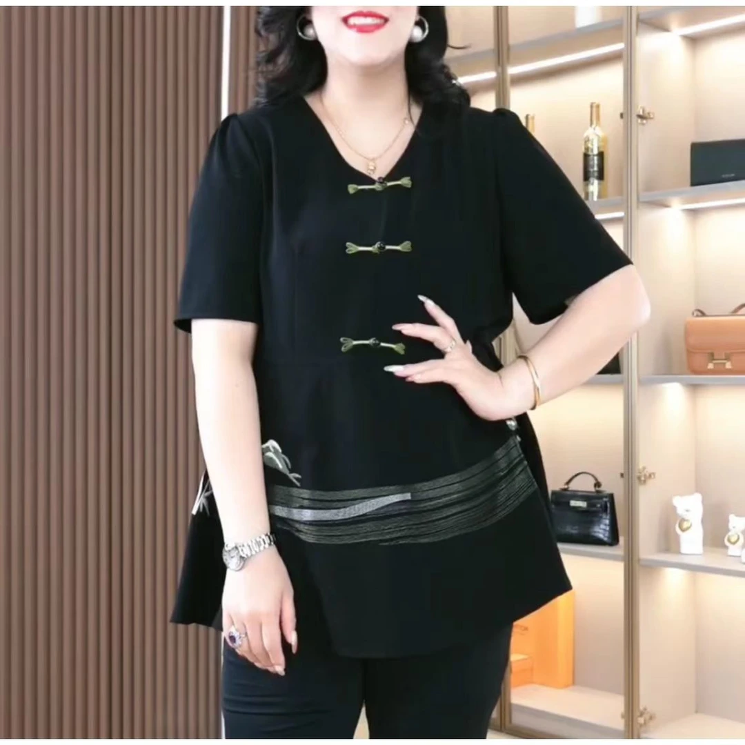 夏季中式刺绣盘扣A版遮肚ZB5844