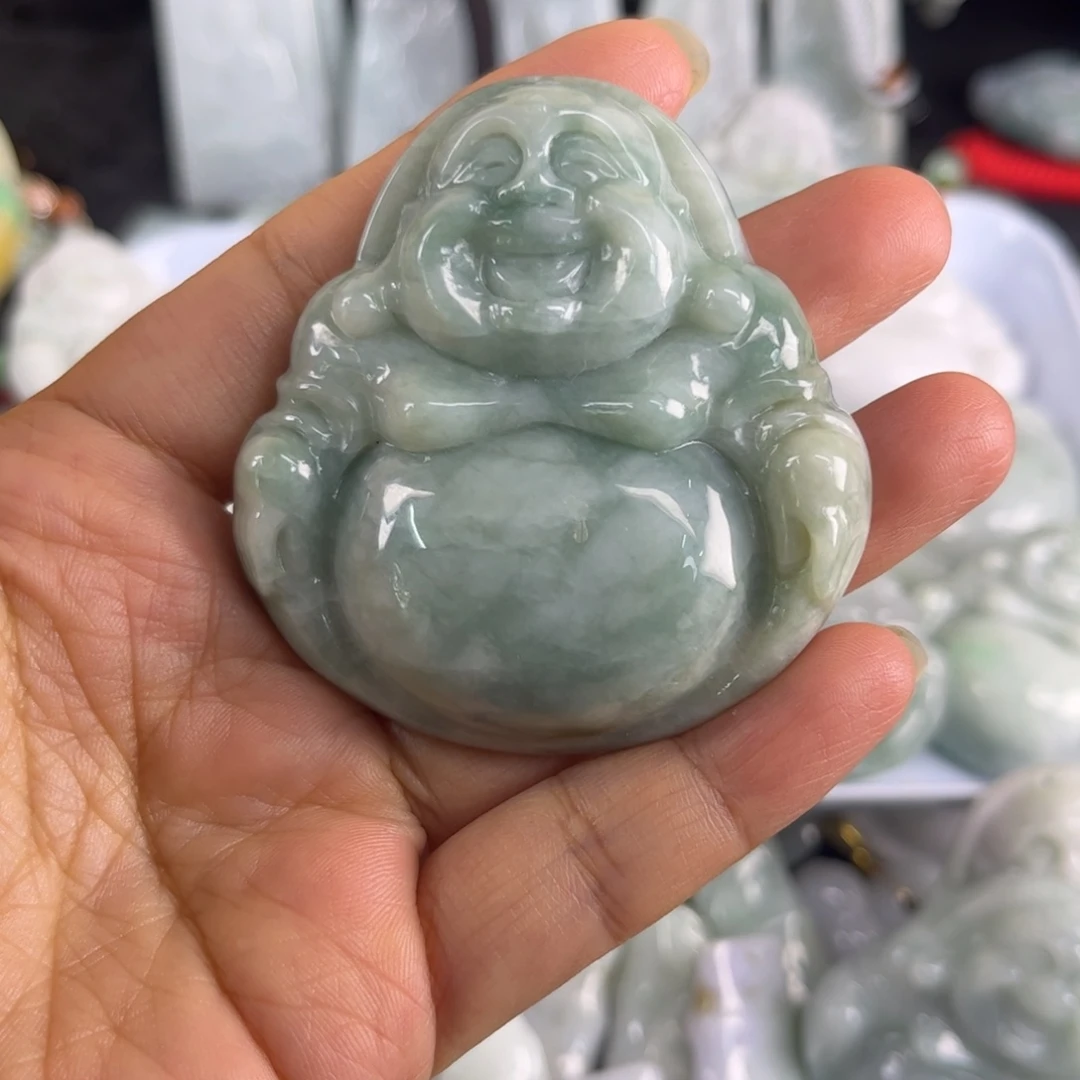 翡翠未镶嵌吊坠(不含链)瑕疵