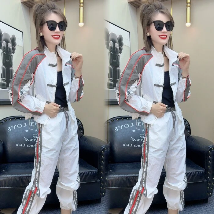 古风盘扣春夏防晒两件套