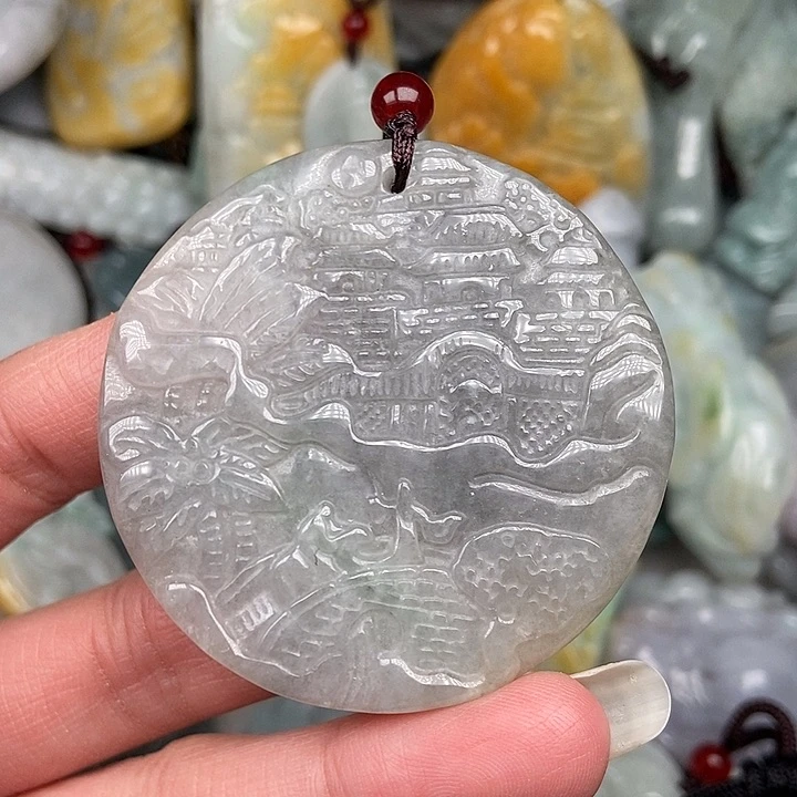 颈饰未镶嵌翡翠翡翠