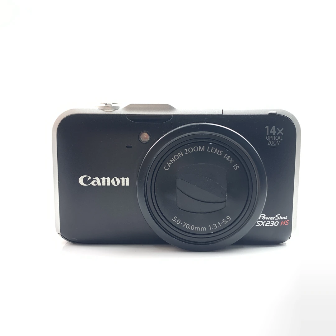 95新 Canon/佳能 sx230黑色1210万像素14倍变焦ccd数码相机