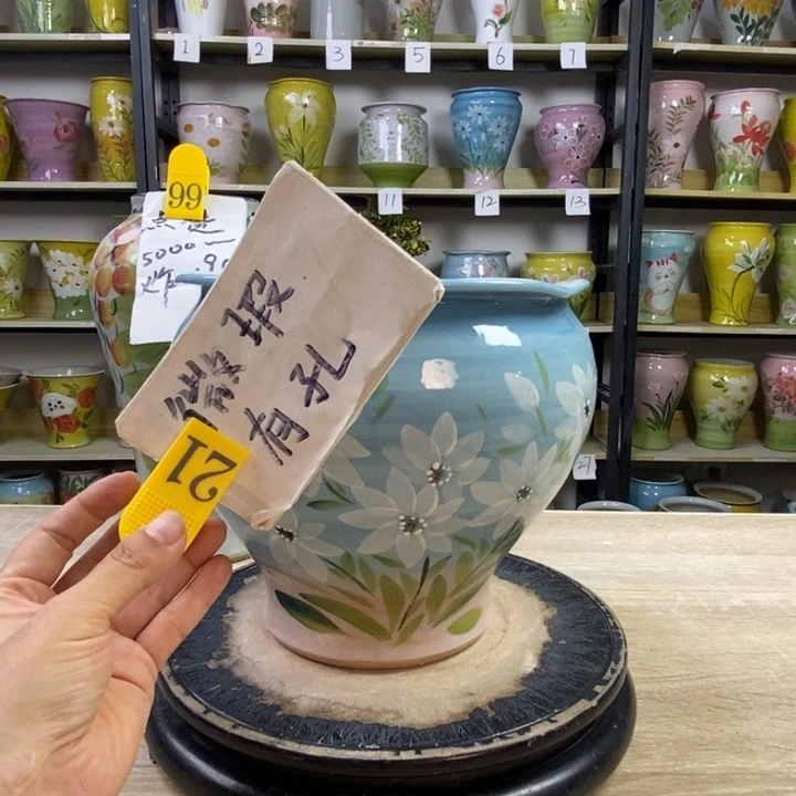 景德镇高温陶瓷花盆