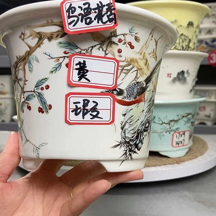 紫砂宜兴紫砂花盆