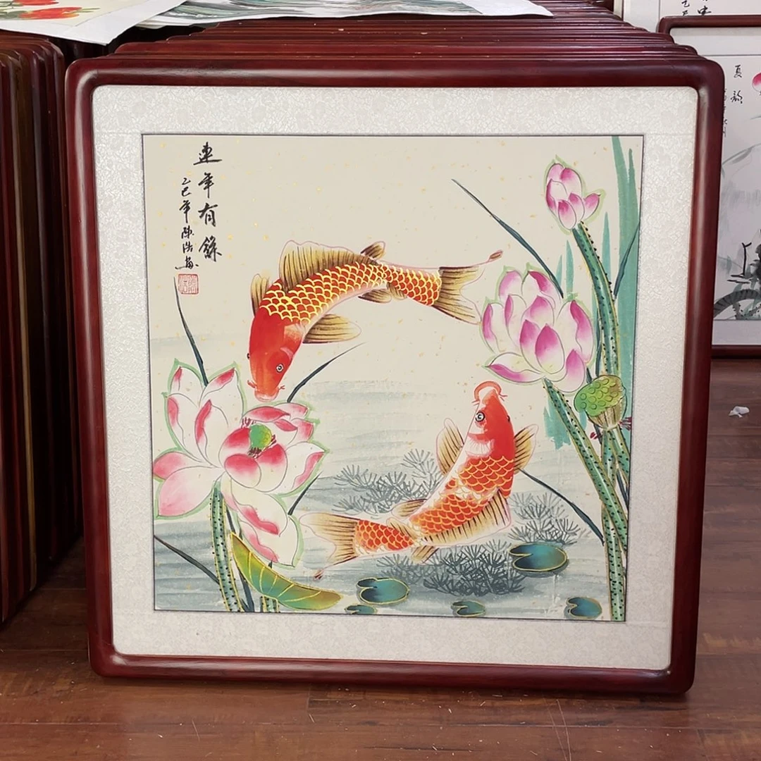 国画带框尺寸63*63厘米