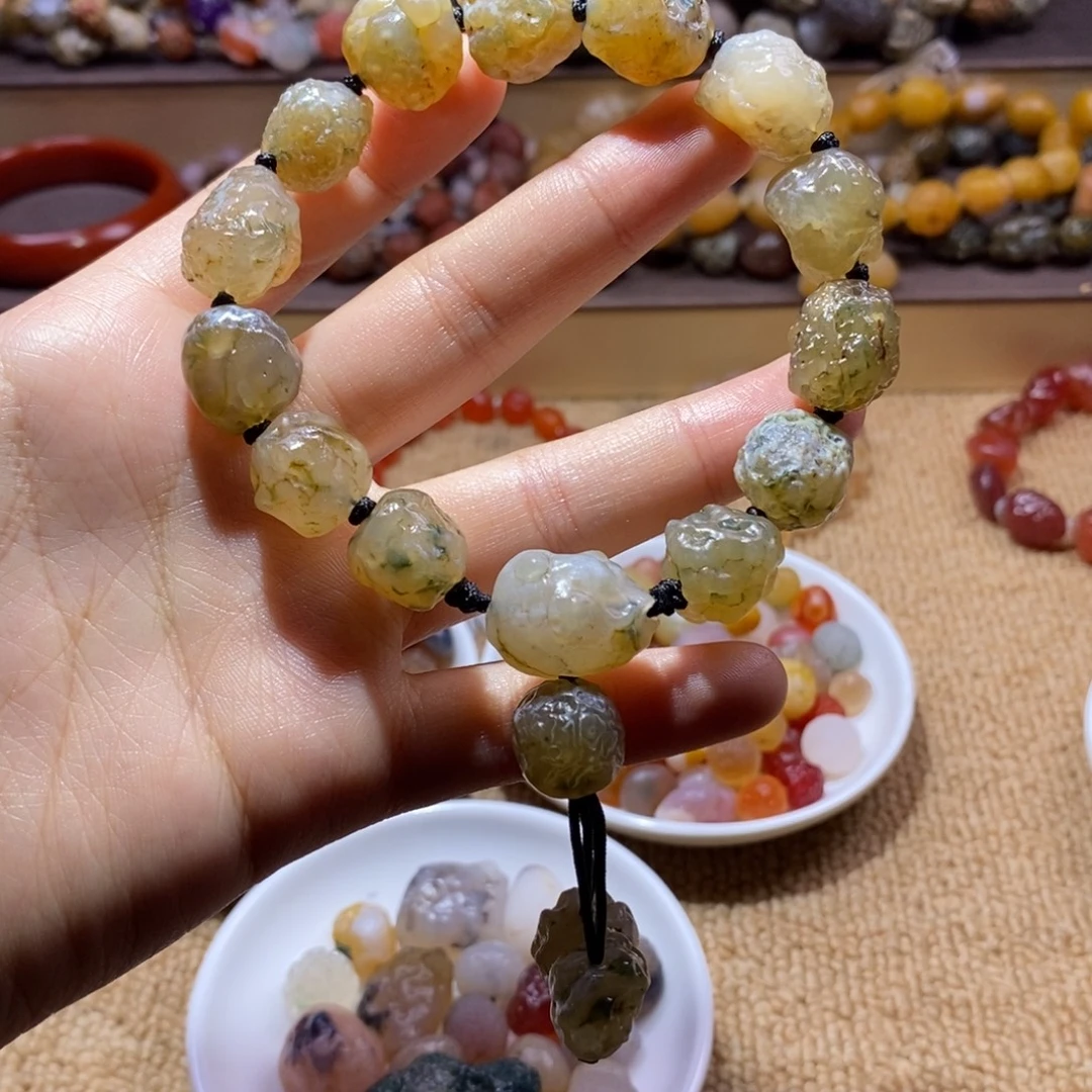 玛瑙/玉髓合金手链
