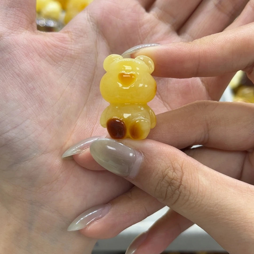 琥珀颈饰未镶嵌天然琥珀