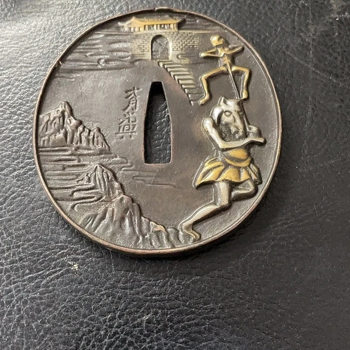 树****铜中古工艺品摆件