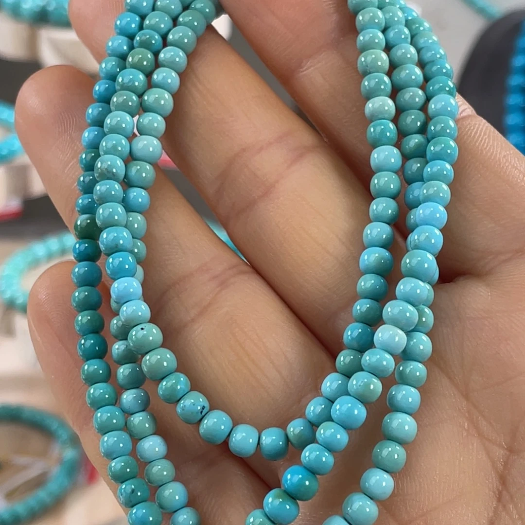 绿松石未镶嵌套链高瓷108